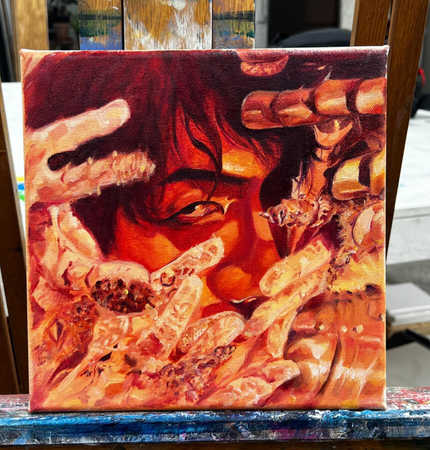 "Seraph." Oil on Canvas (2023)