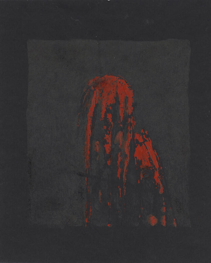 "Veil." Monoprint (2023)