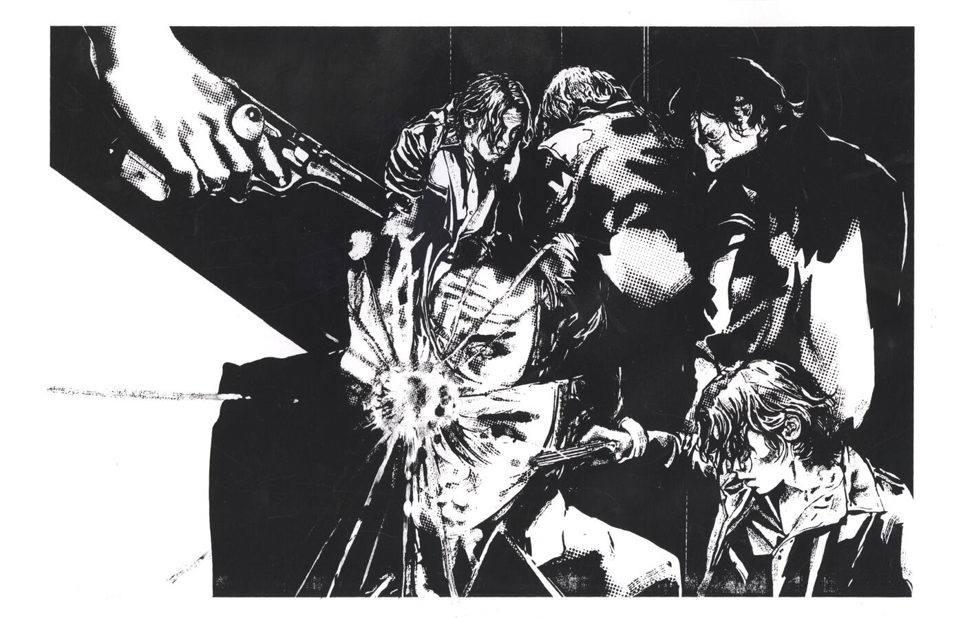 "Duality." Screenprint (2023)