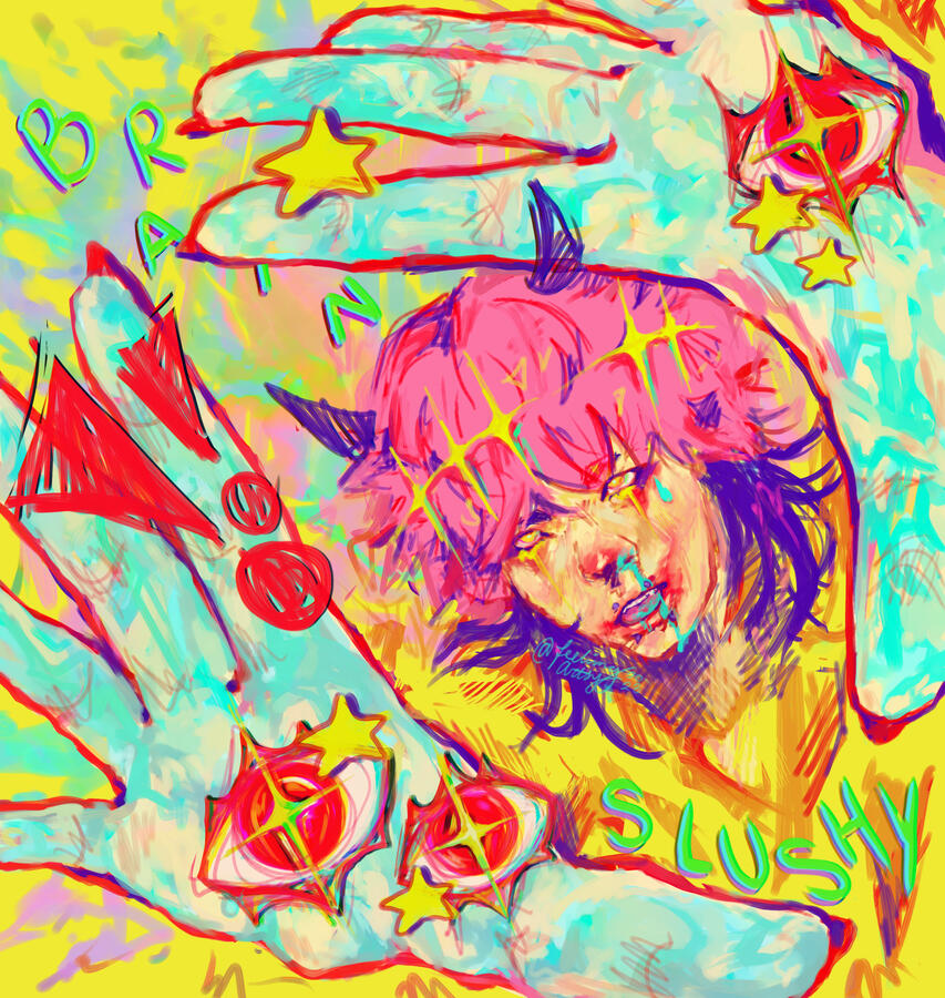 "brain slushy." (2023)