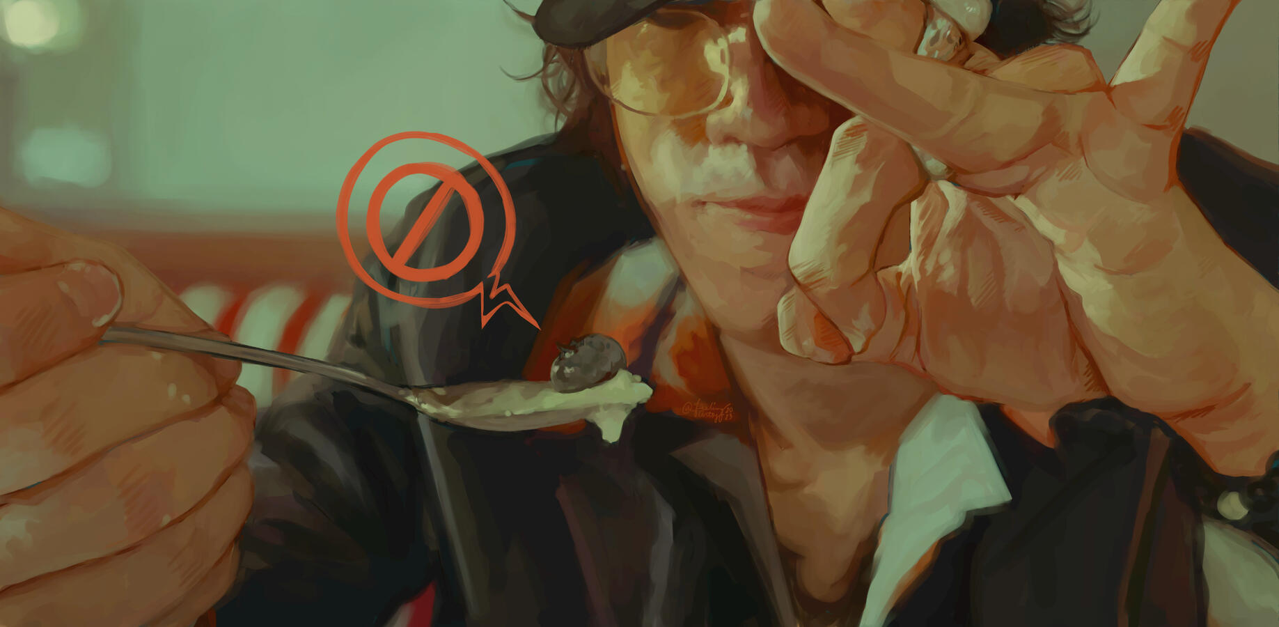 "no blueberries." (2023)